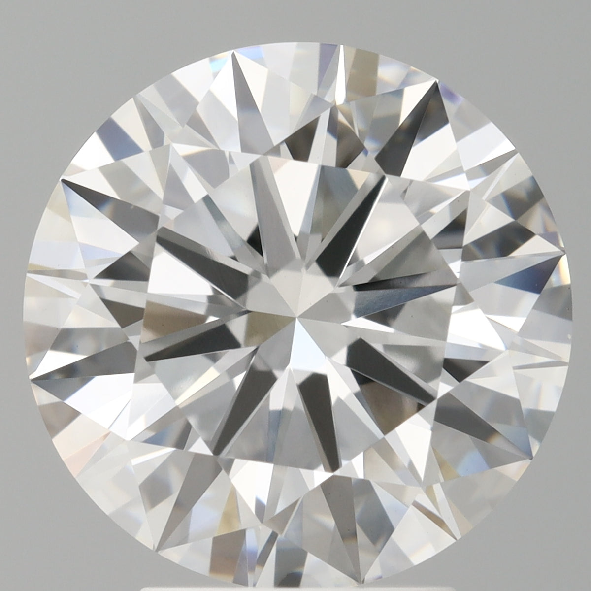 4.03 Carat Round Shaped, Ideal Cut, F Color, VVS2 Clarity, IGI Certified Lab Grown Diamond