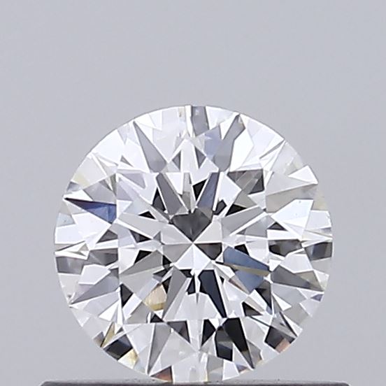 0.55 Carat Round Shaped, Ideal Cut, D Color, VVS2 Clarity, IGI Certified Lab Grown Diamond