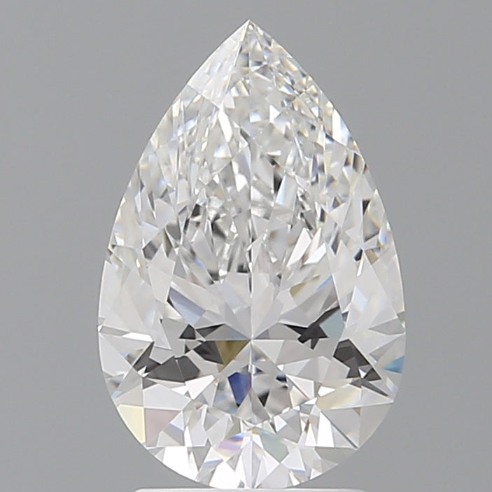 2.60 Carat Pear Shaped, Ideal Cut, E Color, VVS2 Clarity, IGI Certified Lab Grown Diamond