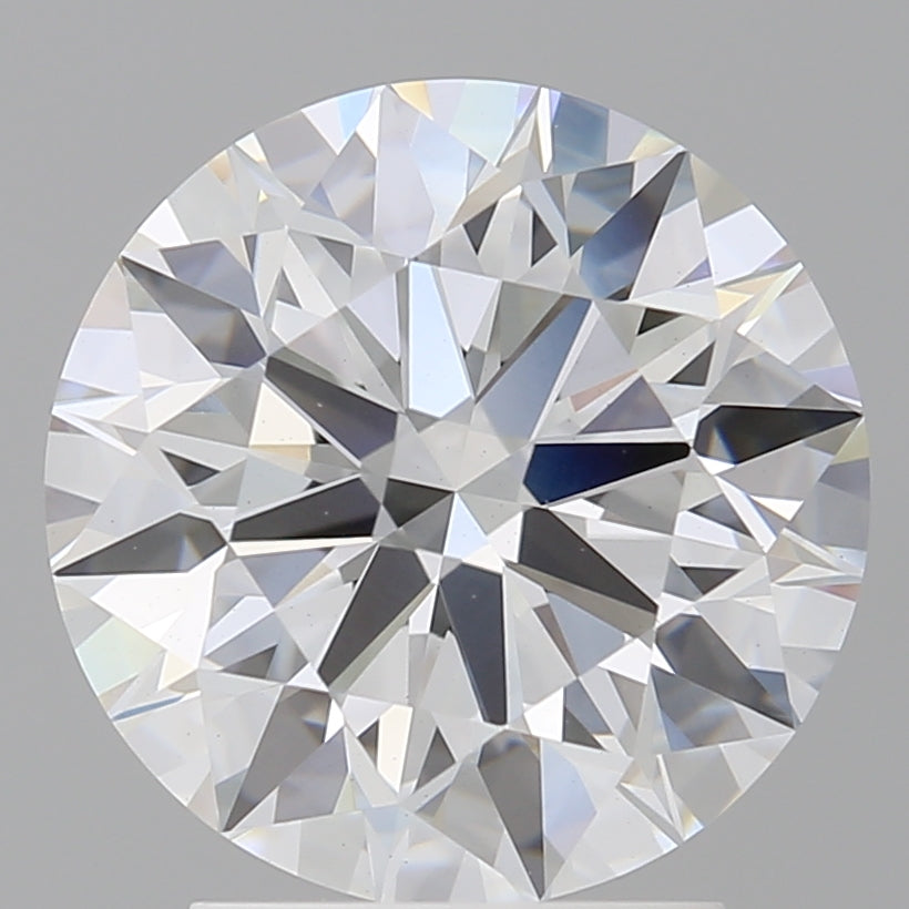 3.04 Carat Round Shaped, Ideal Cut, E Color, VVS2 Clarity, IGI Certified Lab Grown Diamond