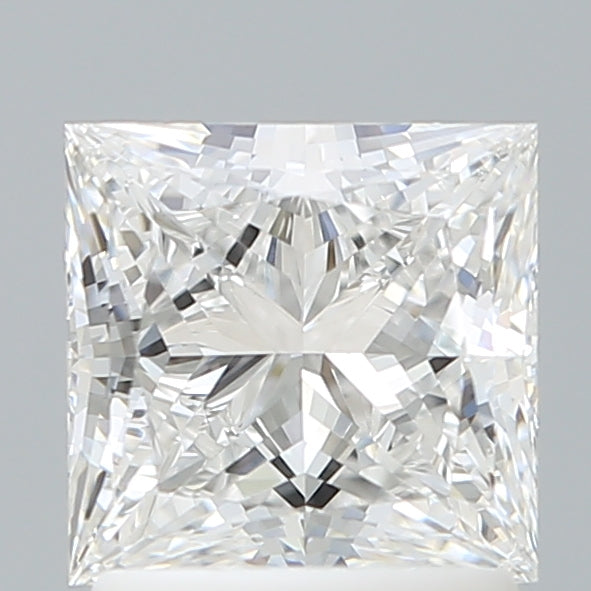 1.58 Carat Princess Shaped, Excellent Cut, E Color, VVS2 Clarity, IGI Certified Lab Grown Diamond