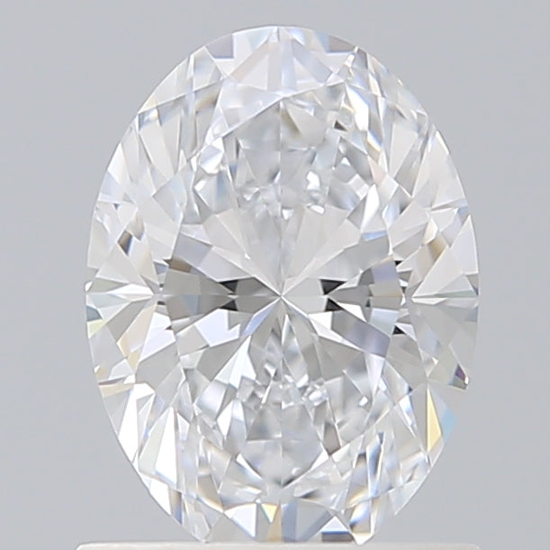 1.07 Carat Oval Shaped, Ideal Cut, D Color, VVS2 Clarity, IGI Certified Lab Grown Diamond
