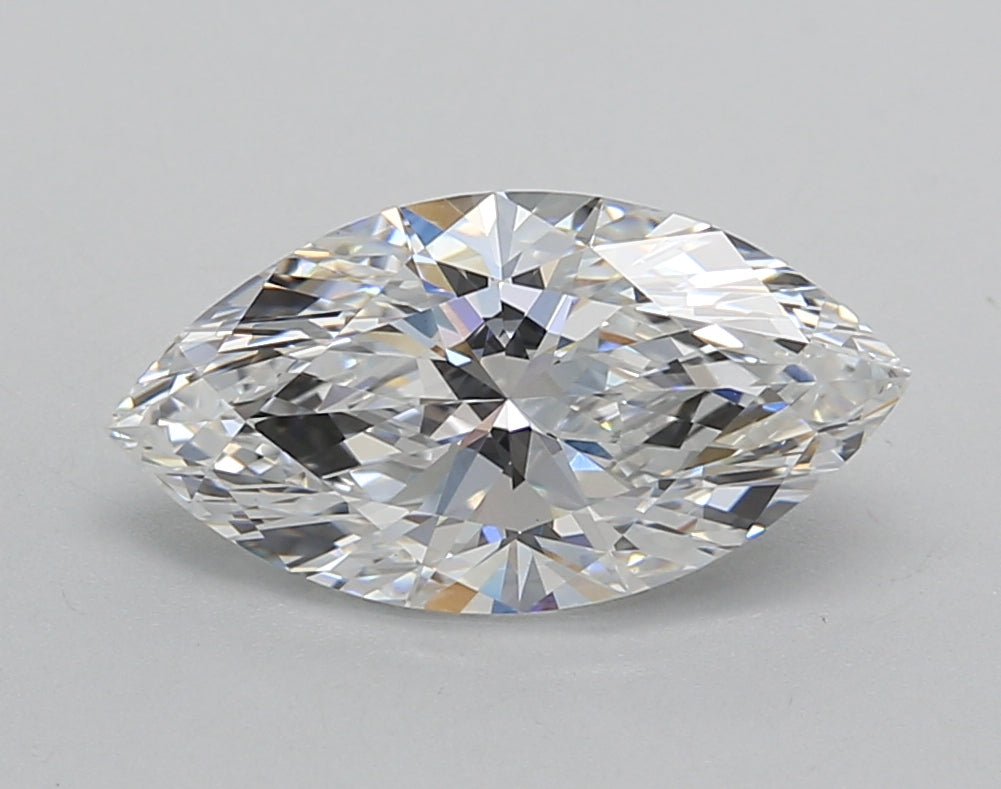 2.01 Carat Marquise Shaped, Excellent Cut, D Color, VVS2 Clarity, IGI Certified Lab Grown Diamond