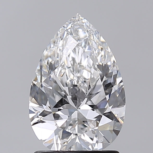 1.52 Carat Pear Shaped, Very Good Cut, E Color, VVS2 Clarity, IGI Certified Lab Grown Diamond