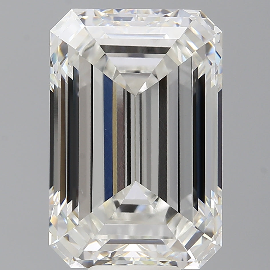 12.06 Carat Emerald Shaped, Ideal Cut, F Color, VS1 Clarity, IGI Certified Lab Grown Diamond