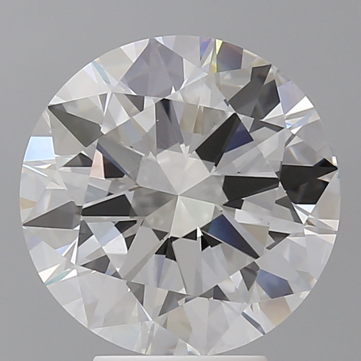 4.96 Carat Round Shaped, Excellent Cut, F Color, VVS2 Clarity, IGI Certified Lab Grown Diamond