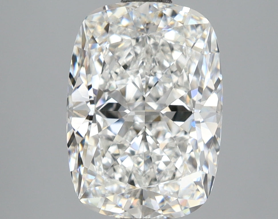 3.09 Carat Cushion Shaped, Ideal Cut, E Color, VVS2 Clarity, IGI Certified Lab Grown Diamond