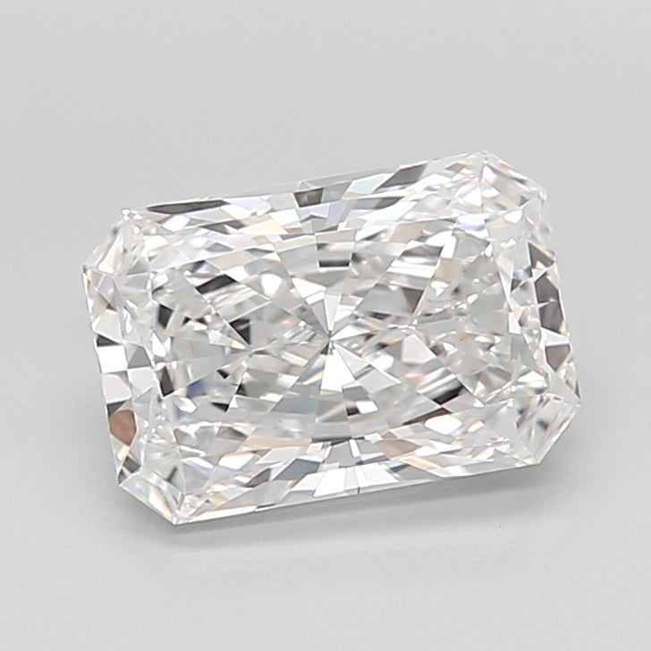 3.04 Carat Radiant Shaped, Ideal Cut, E Color, VVS2 Clarity, IGI Certified Lab Grown Diamond