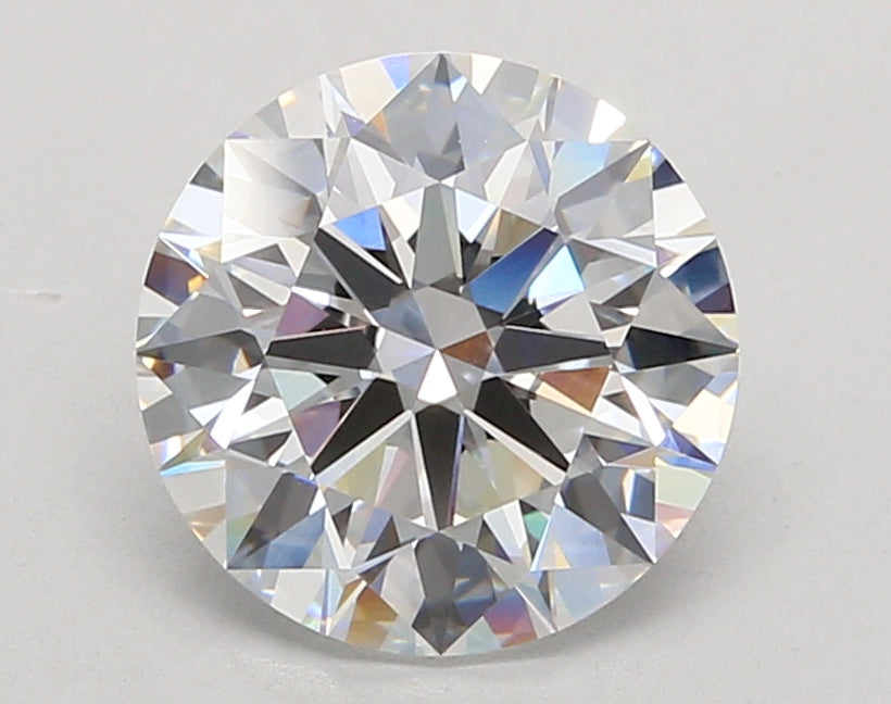 3.04 Carat Round Shaped, Ideal Cut, D Color, VVS1 Clarity, IGI Certified Lab Grown Diamond
