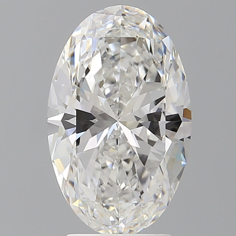 3.60 Carat Oval Shaped, Ideal Cut, E Color, VVS2 Clarity, IGI Certified Lab Grown Diamond