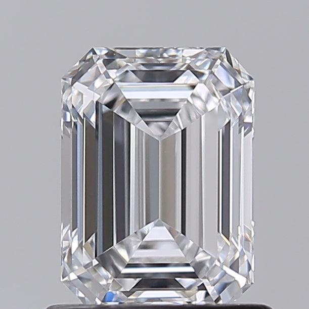 1.01 Carat Emerald Shaped, Excellent Cut, D Color, VVS1 Clarity, IGI Certified Lab Grown Diamond