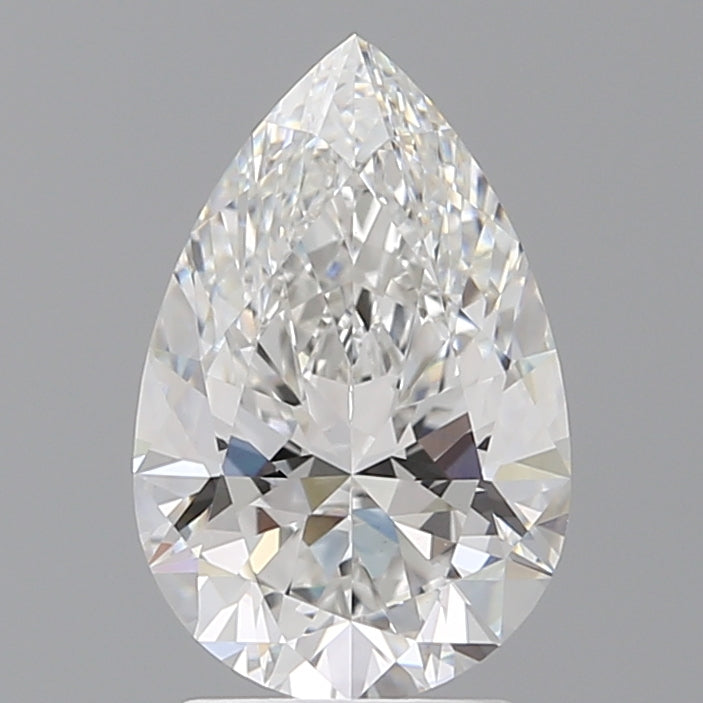 2.60 Carat Pear Shaped, Ideal Cut, E Color, VVS2 Clarity, IGI Certified Lab Grown Diamond