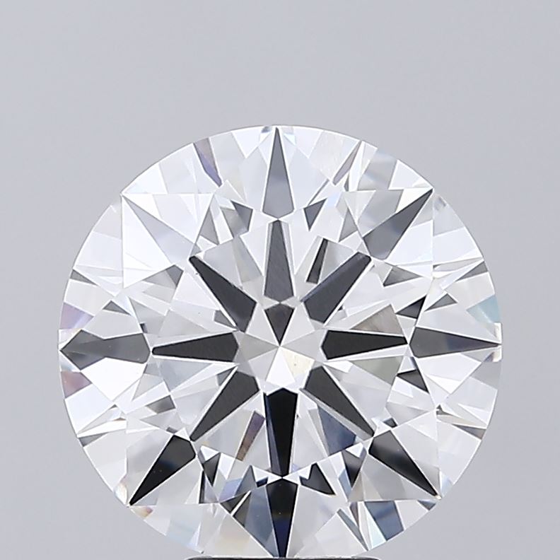 7.56 Carat Round Shaped, Ideal Cut, E Color, VVS2 Clarity, IGI Certified Lab Grown Diamond