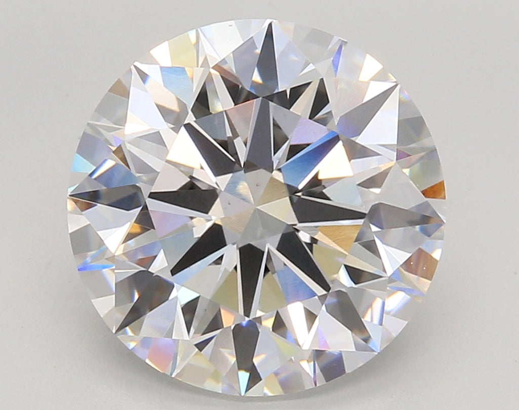 5.78 Carat Round Shaped, Ideal Cut, E Color, VS1 Clarity, IGI Certified Lab Grown Diamond