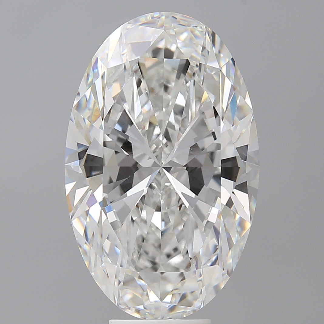 9.06 Carat Oval Shaped, Ideal Cut, E Color, VVS2 Clarity, IGI Certified Lab Grown Diamond