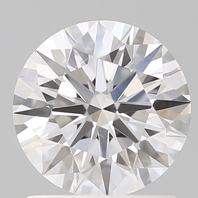 1.35 Carat Round Shaped, Ideal Cut, D Color, VS2 Clarity, IGI Certified Lab Grown Diamond
