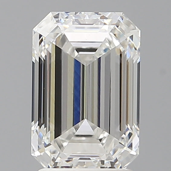 2.54 Carat Emerald Shaped, Ideal Cut, E Color, VVS2 Clarity, IGI Certified Lab Grown Diamond
