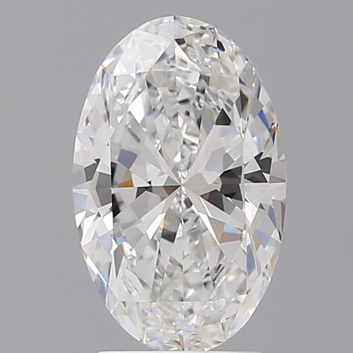2.60 Carat Oval Shaped, Ideal Cut, E Color, VVS2 Clarity, IGI Certified Lab Grown Diamond