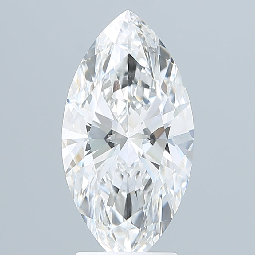 3.10 Carat Marquise Shaped, Ideal Cut, E Color, VVS2 Clarity, IGI Certified Lab Grown Diamond