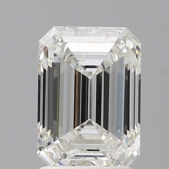 1.97 Carat Emerald Shaped, Ideal Cut, F Color, VVS2 Clarity, IGI Certified Lab Grown Diamond