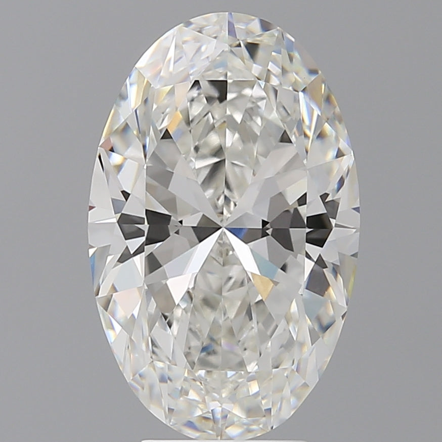 5.57 Carat Oval Shaped, Ideal Cut, F Color, VVS2 Clarity, IGI Certified Lab Grown Diamond