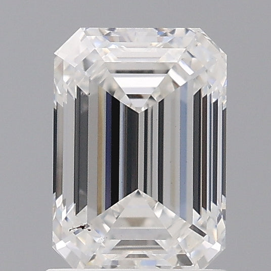 1.58 Carat Emerald Shaped, Ideal Cut, D Color, VS1 Clarity, IGI Certified Lab Grown Diamond