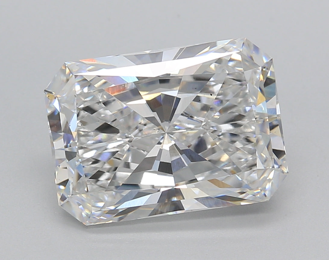 4.50 Carat Radiant Shaped, Ideal Cut, D Color, VS1 Clarity, IGI Certified Lab Grown Diamond