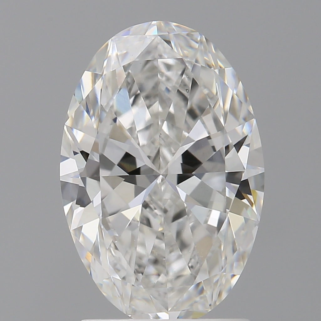 2.05 Carat Oval Shaped, Ideal Cut, E Color, VS1 Clarity, IGI Certified Lab Grown Diamond