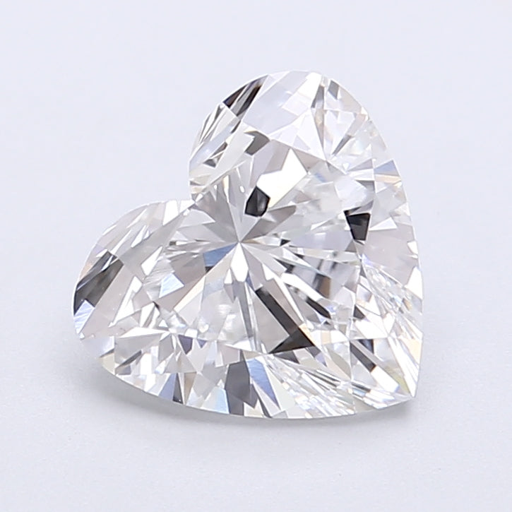 2.13 Carat Heart Shaped, Very Good Cut, D Color, VS1 Clarity, IGI Certified Lab Grown Diamond