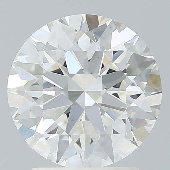 2.43 Carat Round Shaped, Ideal Cut, F Color, VS2 Clarity, IGI Certified Lab Grown Diamond