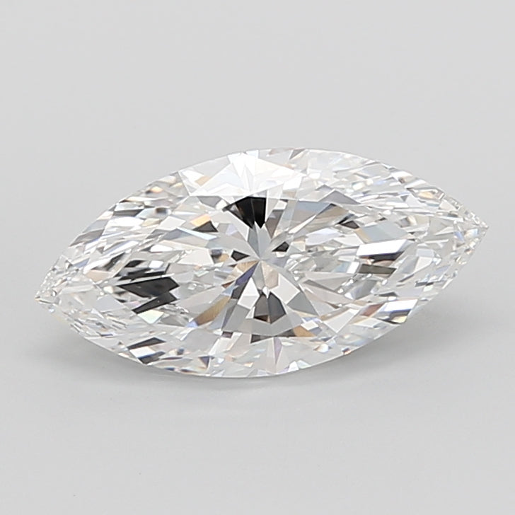 5.03 Carat Marquise Shaped, Ideal Cut, D Color, VVS2 Clarity, IGI Certified Lab Grown Diamond