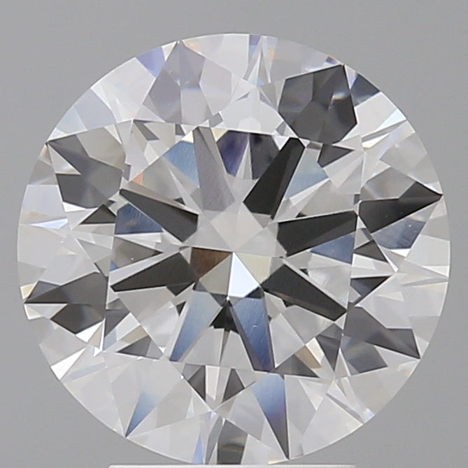 4.01 Carat Round Shaped, Ideal Cut, E Color, VVS2 Clarity, IGI Certified Lab Grown Diamond