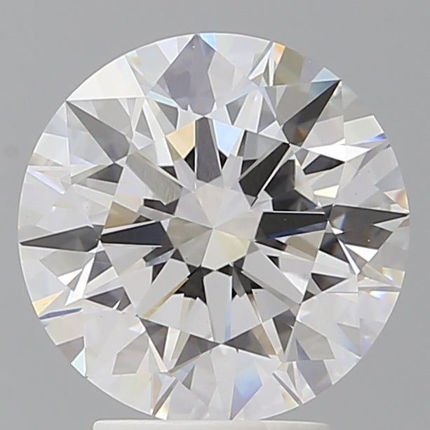 3.59 Carat Round Shaped, Ideal Cut, E Color, VVS2 Clarity, IGI Certified Lab Grown Diamond