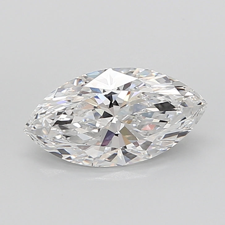 4.06 Carat Marquise Shaped, Ideal Cut, E Color, VVS2 Clarity, IGI Certified Lab Grown Diamond