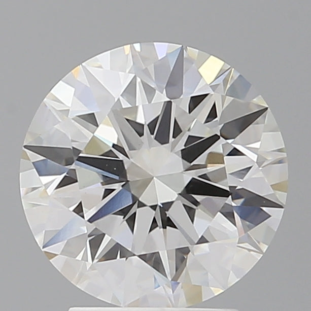 3.07 Carat Round Shaped, Ideal Cut, F Color, VVS2 Clarity, IGI Certified Lab Grown Diamond