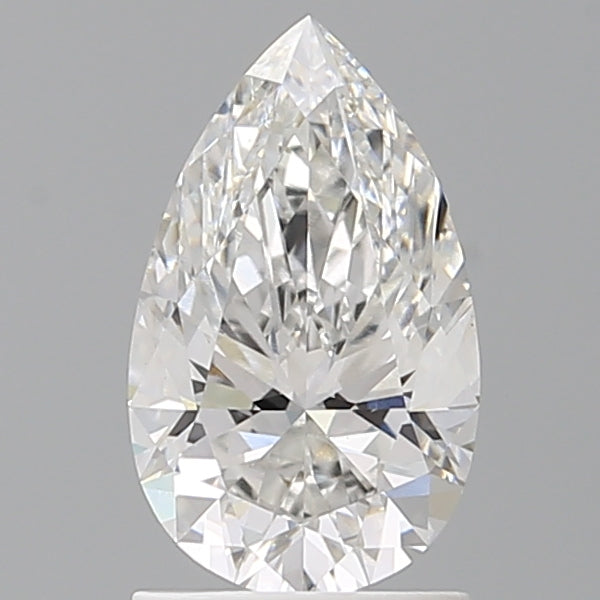 1.51 Carat Pear Shaped, Ideal Cut, E Color, VVS2 Clarity, IGI Certified Lab Grown Diamond