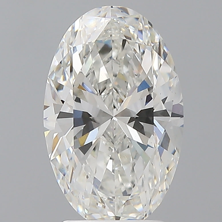 2.57 Carat Oval Shaped, Ideal Cut, F Color, VS1 Clarity, IGI Certified Lab Grown Diamond