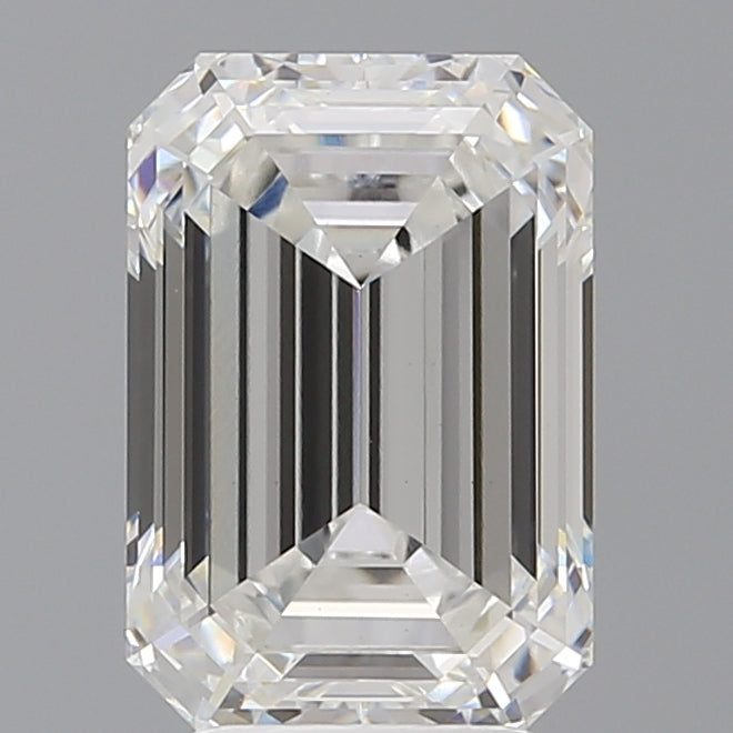 4.05 Carat Emerald Shaped, Ideal Cut, E Color, VS1 Clarity, IGI Certified Lab Grown Diamond