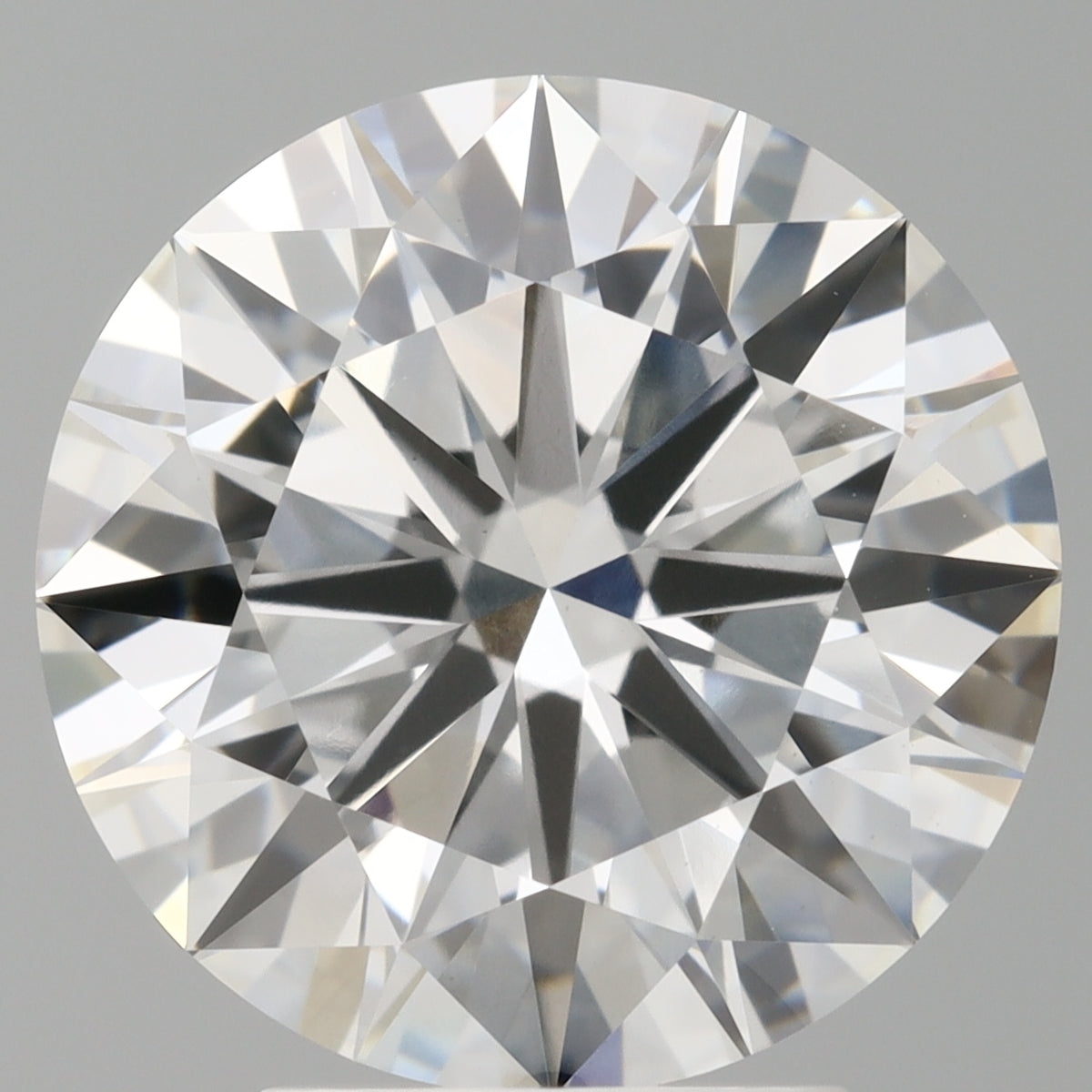 4.04 Carat Round Shaped, Ideal Cut, E Color, VVS2 Clarity, IGI Certified Lab Grown Diamond