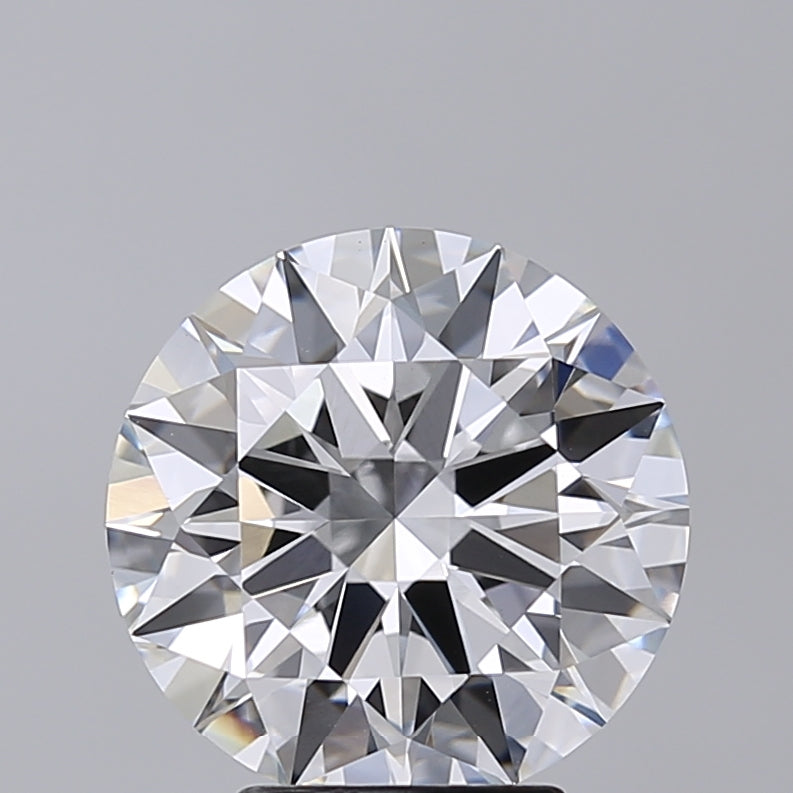 4.02 Carat Round Shaped, Ideal Cut, E Color, VVS2 Clarity, IGI Certified Lab Grown Diamond