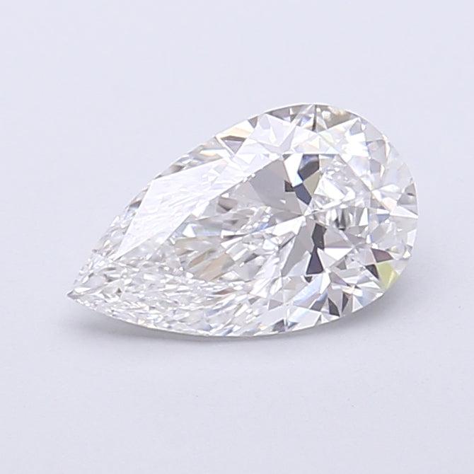 1.01 Carat Pear Shaped, Very Good Cut, D Color, VS1 Clarity, IGI Certified Lab Grown Diamond