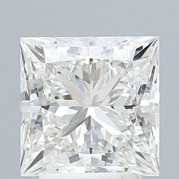 3.26 Carat Princess Shaped, Ideal Cut, F Color, VVS2 Clarity, IGI Certified Lab Grown Diamond