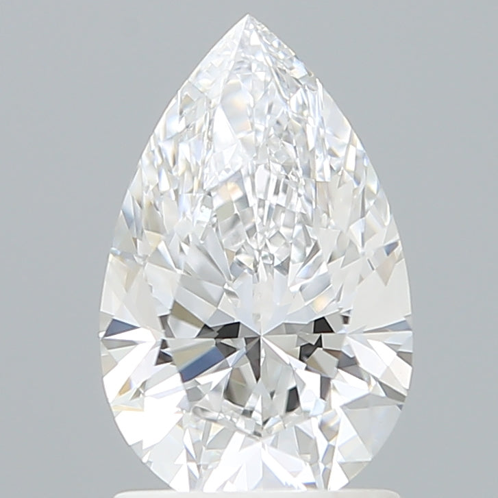 1.59 Carat Pear Shaped, Excellent Cut, D Color, VVS2 Clarity, IGI Certified Lab Grown Diamond