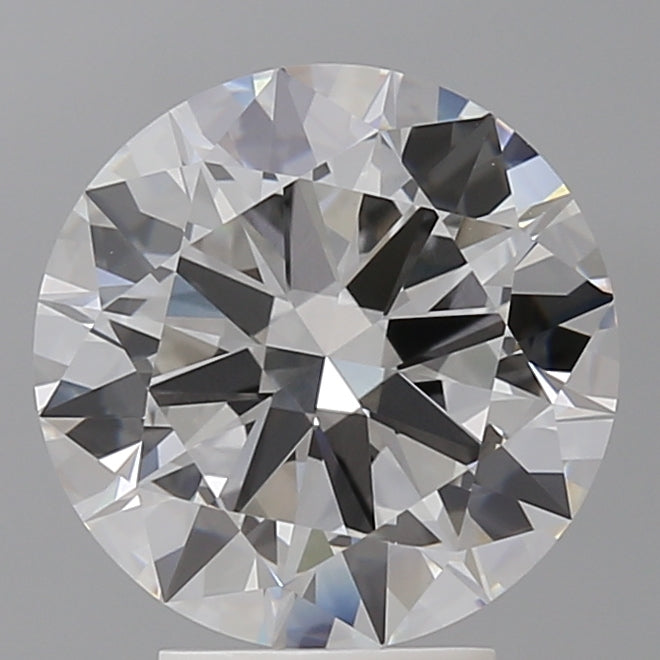 4.03 Carat Round Shaped, Excellent Cut, E Color, VVS2 Clarity, IGI Certified Lab Grown Diamond