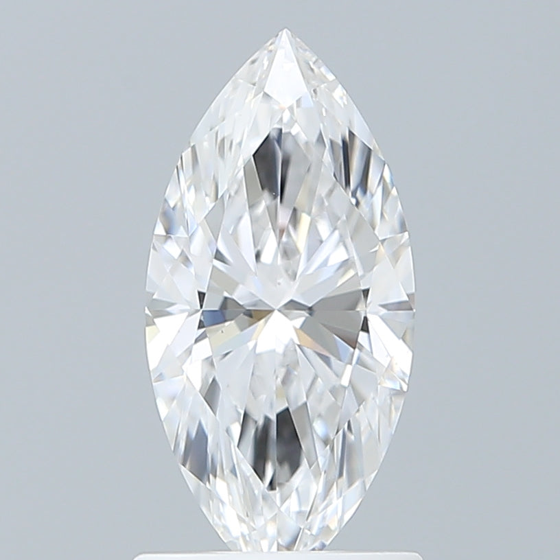 1.27 Carat Marquise Shaped, Ideal Cut, D Color, VVS2 Clarity, IGI Certified Lab Grown Diamond