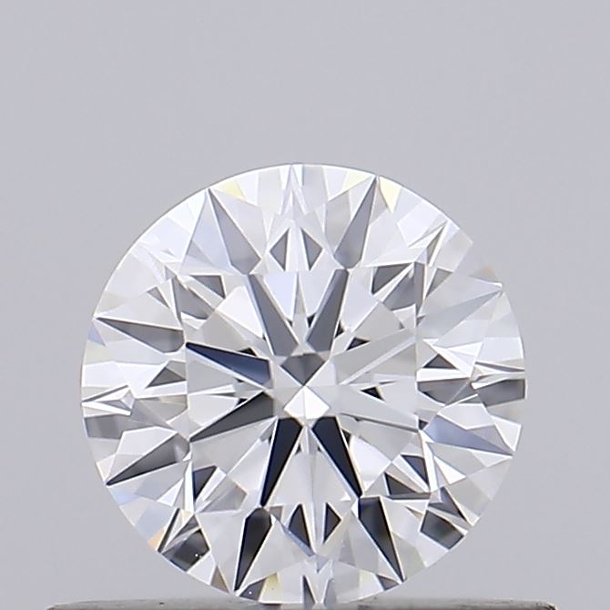 0.54 Carat Round Shaped, Ideal Cut, D Color, VVS2 Clarity, IGI Certified Lab Grown Diamond