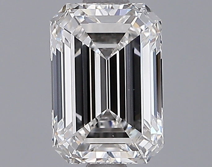 1.31 Carat Emerald Shaped, Ideal Cut, E Color, IF Clarity, IGI Certified Lab Grown Diamond