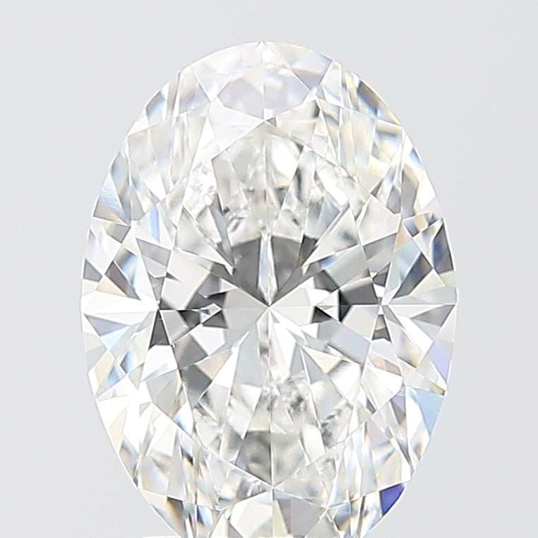 3.02 Carat Oval Shaped, Ideal Cut, F Color, VVS2 Clarity, IGI Certified Lab Grown Diamond