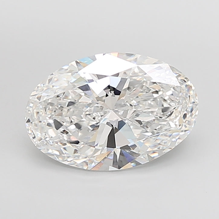 7.53 Carat Oval Shaped, Ideal Cut, E Color, VVS2 Clarity, IGI Certified Lab Grown Diamond