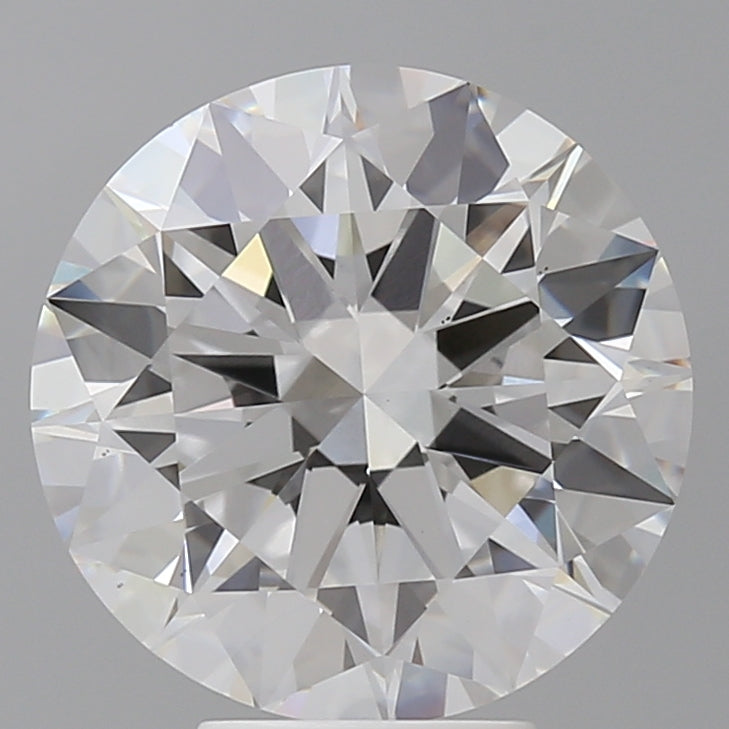 6.02 Carat Round Shaped, Excellent Cut, E Color, VS1 Clarity, IGI Certified Lab Grown Diamond